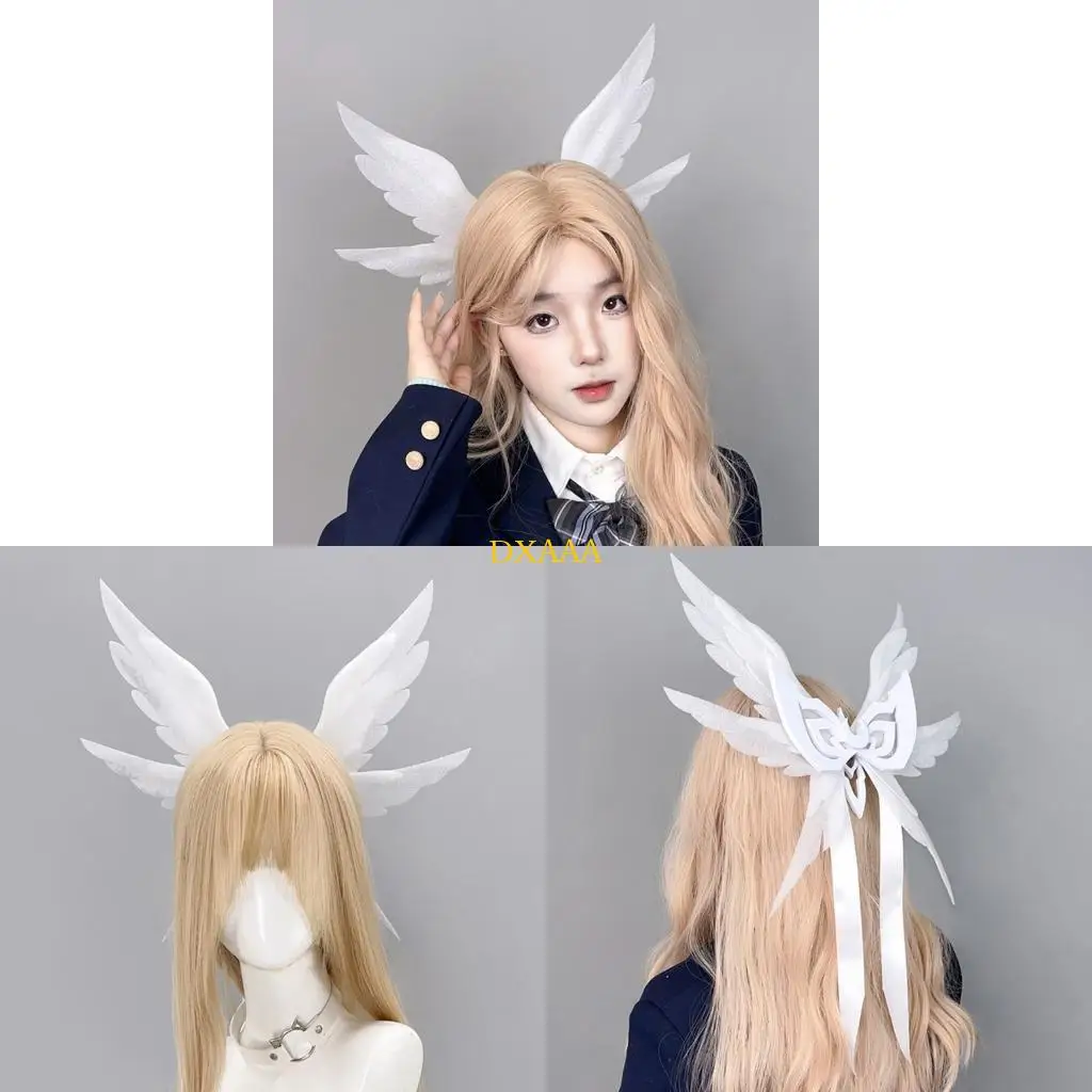 

DXAA Anime Wing Hair Clip Styling Headpiece Anime Headwear for Women Girl Photo Wear
