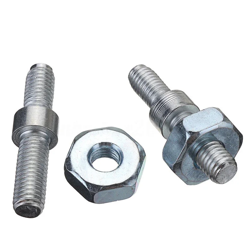 4 ชิ้นบาร์ Studs Bar Nuts ชุดสวนเครื่องมืออะไหล่ทดแทนสําหรับ Stihl-024 026 MS260 028 031 032 ลูกโซ่เงิน