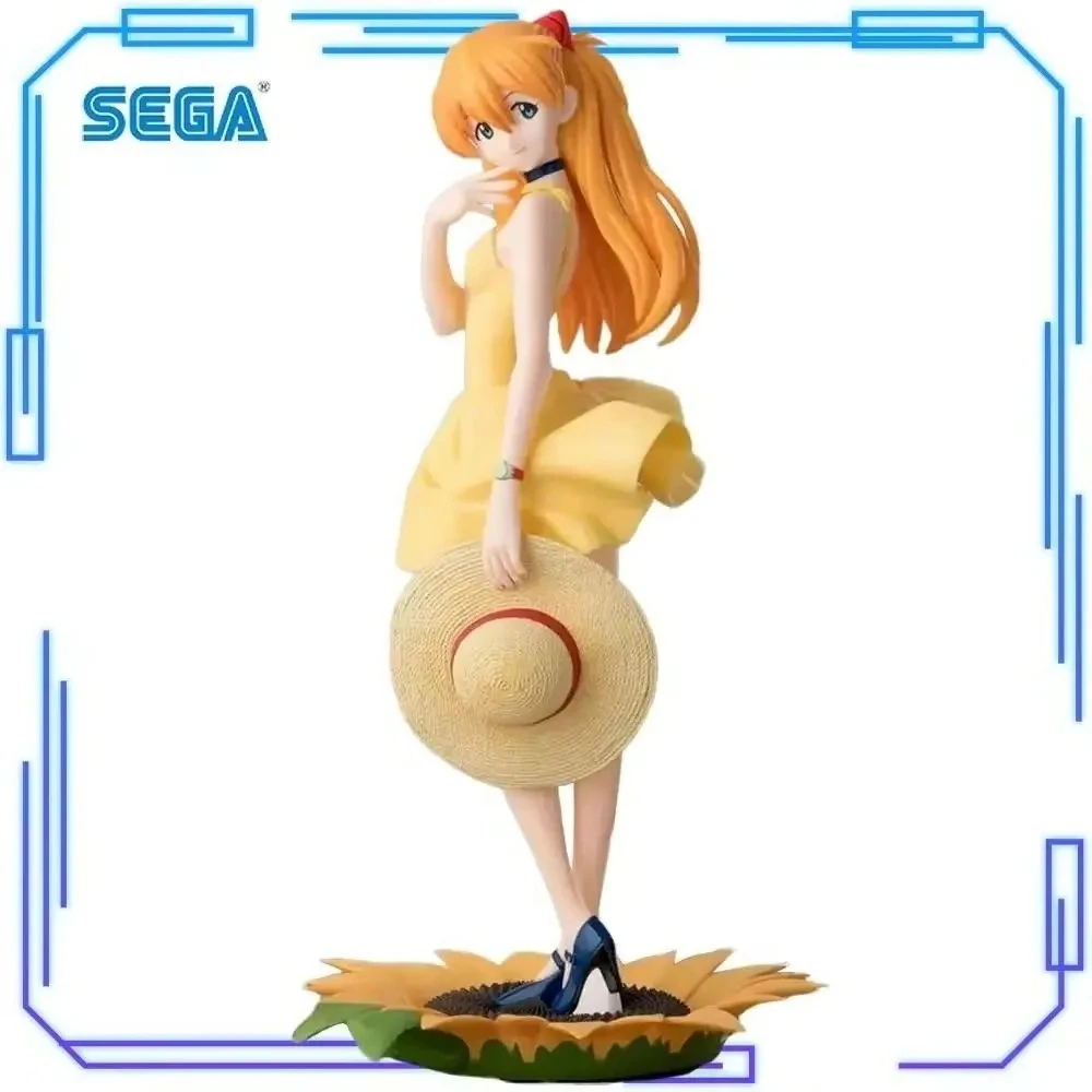 

В наличии SEGA, оригинальное летнее платье Evangelion Shin Gekijouban Souryuu Asuka Langley, Ver2 Luminasta, 14 см, модель игрушки, фигурка