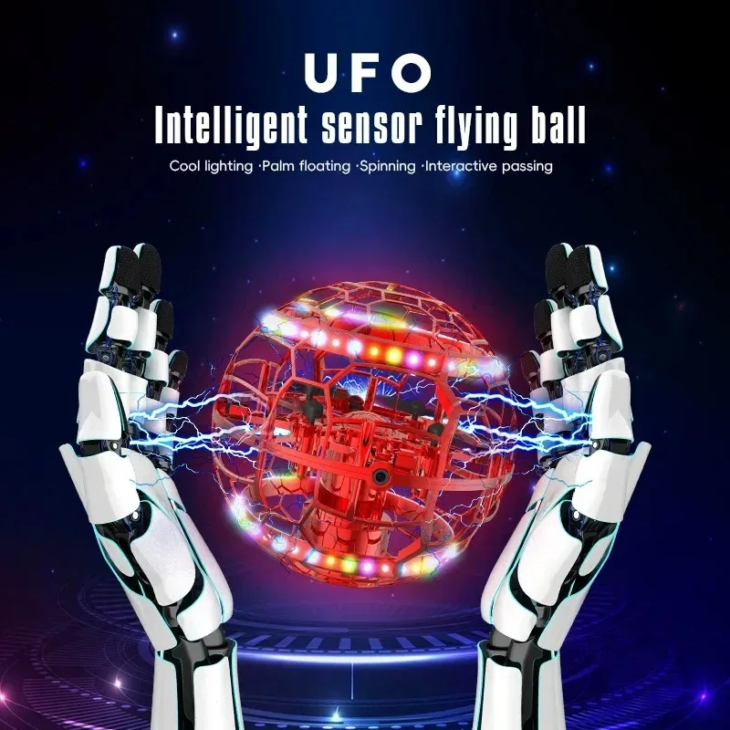 Q8 Mini Induction RC Quadcopter Magic Hand UFO Ball Sensing Aircraft Electric Toy for Kids