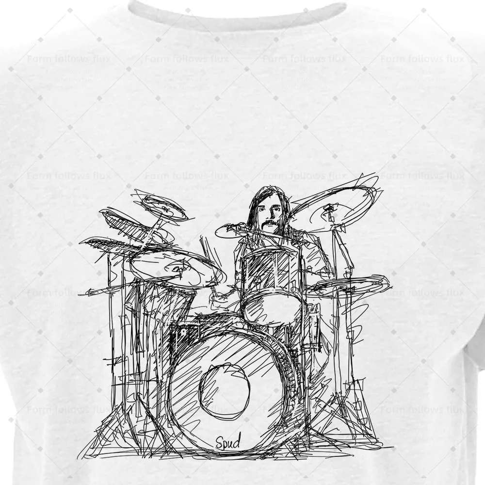 

2026 men T-Shirt Hoodie John Coghlan – Status Quo Rock The Drummers Hand Drawn Comic style Unisex S-6XL Plus Size Friendly
