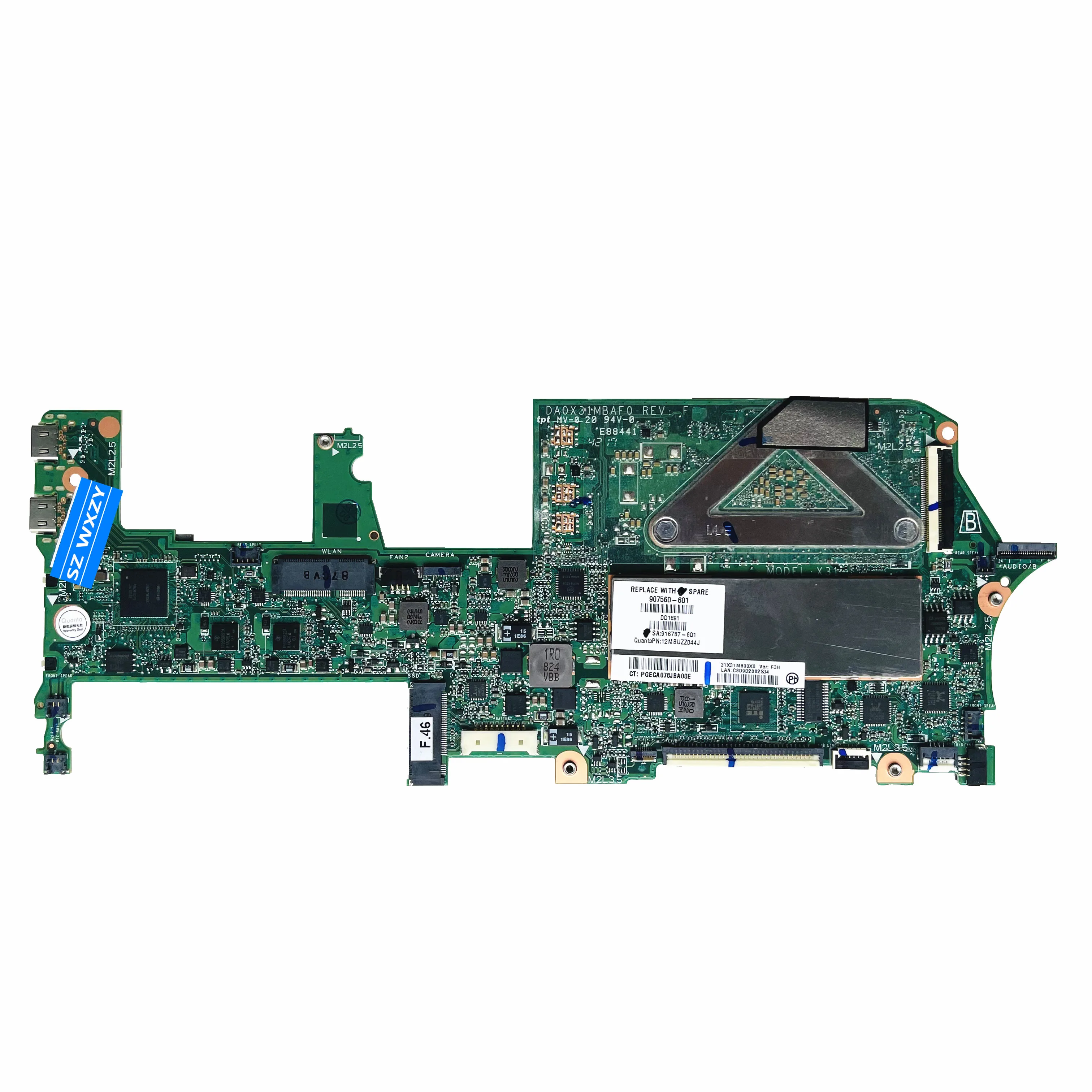For HP Spectre x360 13-W 13-AC Laptop Motherboard With I5-7200u