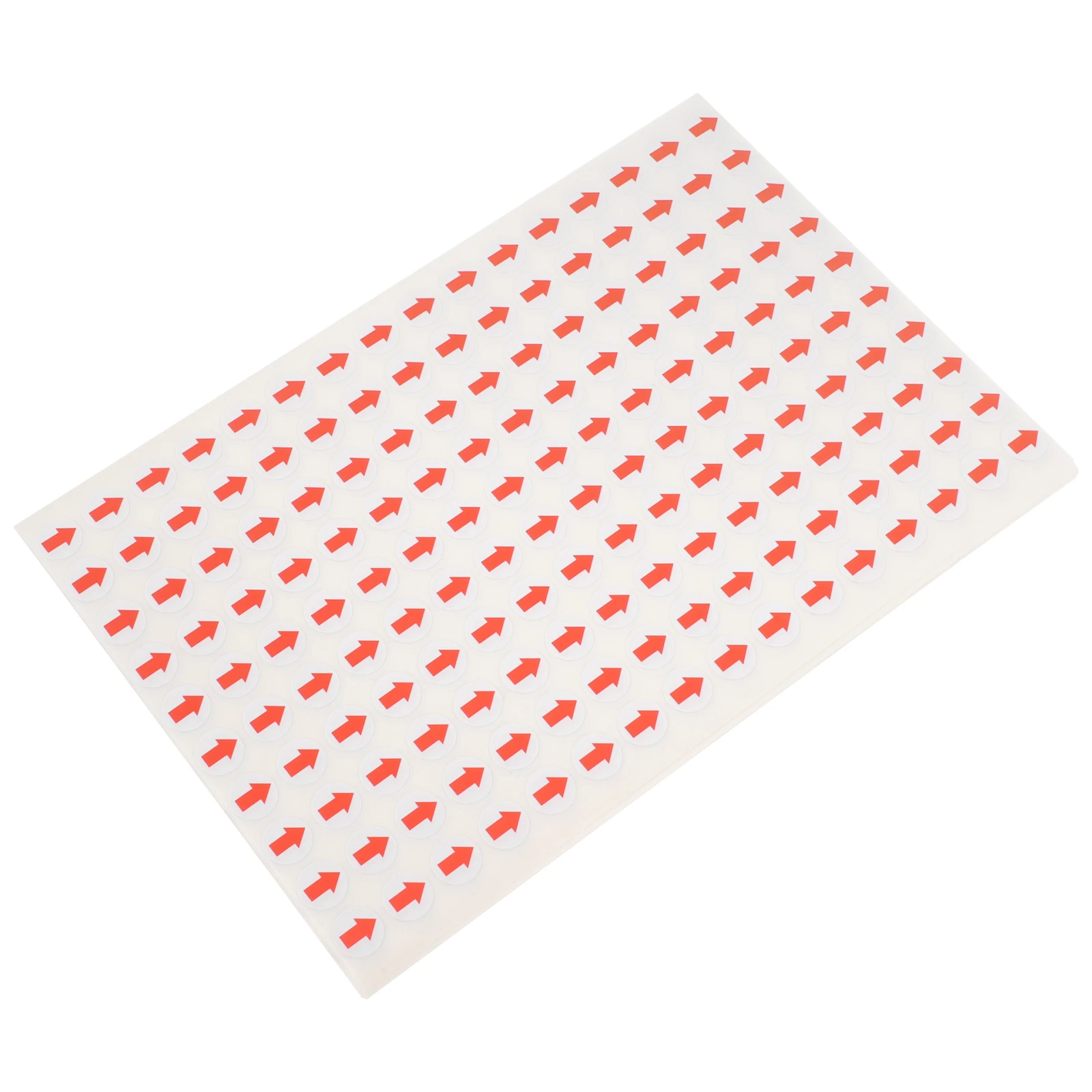 20 Sheets Arrow Stickers For Direction Indication Red Adhesive Decals Floor Wall Marking Signs Paper Material Easy Stick
