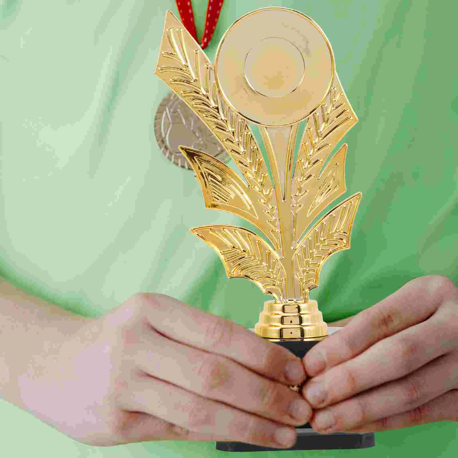 Children's Trophy Gold Small Trophies Award for Competitions Reward Mini Plastic
