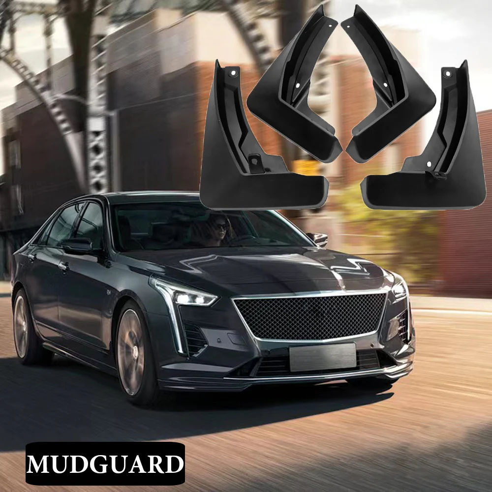 

4PCS Car Mud Flaps For Cadillac CT6 2016 2017 2018 2019 2020 2021 Mudflaps Splash Guards Mud Flap Mudguards Fender Front Rear