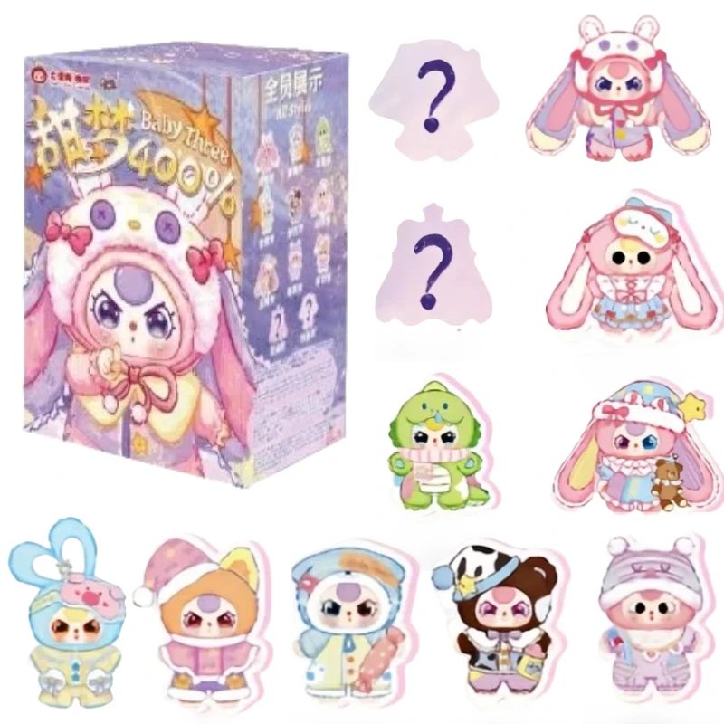 

Genuine Baby Three Sweet Dream 400% Series Plush Blind Box Dolls Home Exquisite Decoration Action Figure Toy Girl Mystery Gift