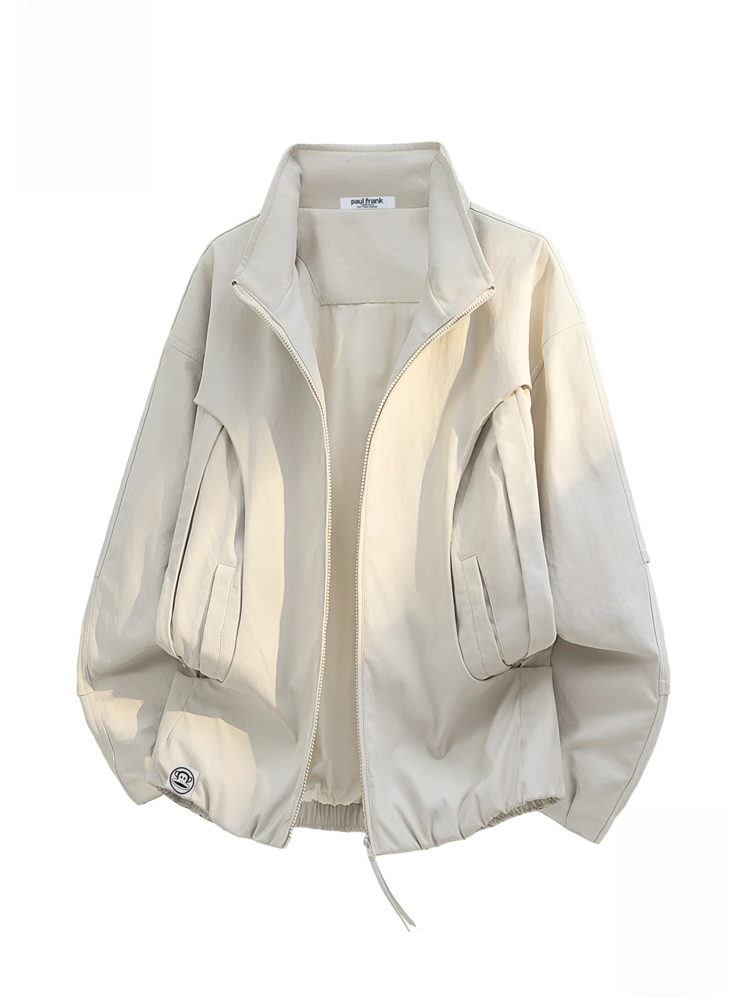 

Мужская куртка Paul Frank Spring Design свободного кроя в американском стиле с воротником-стойкой, модная, с принтом обезьяны, большие размеры