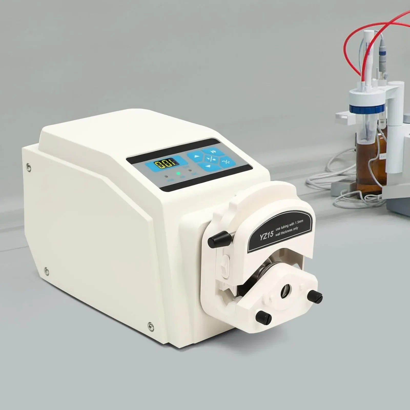 YZ15-13A مضخة تمعجية متغيرة السرعة مع رأس المضخة، مضخة قياس السائل الصناعية المتغيرة السرعة، معدل التدفق 0.07-380 م/دقيقة #4