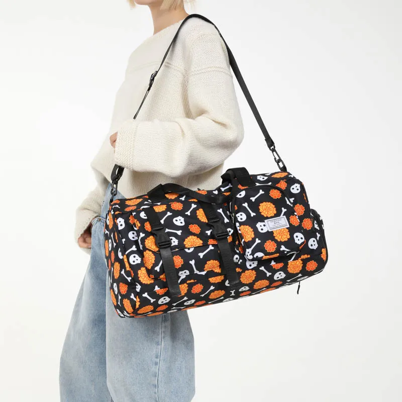 

Повседневная женская нейлоновая дорожная сумка с рисунком, сумка через плечо, сумка-тоут, роскошные дизайнерские сумки, сумка для женщин