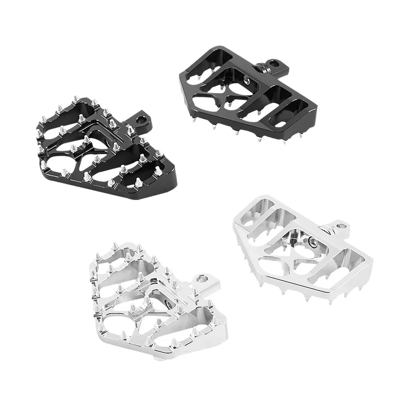 Motorcycle CNC Foot Pegs Wide Fat MX Style Floorboard For Harley Softail Sportster XL1200 883 Dyna Electra Glide Fatboy