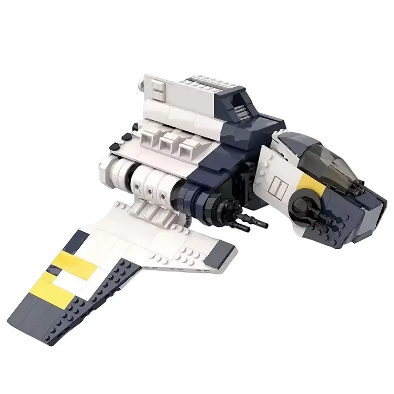 Bricklink MOC Star Movie Spaceship Nu-class Attack Shuttle Republic Battleship Sets Creative Building Blocks Toys for Adult Gift view 6