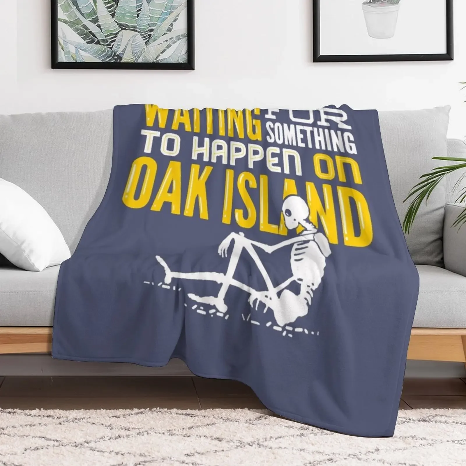OAK ISLAND TREASURE HUNTING Oak Island Throw Blanket Warm Comfortable Blanket Gift for Parents Friends