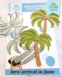 Palm Trees Die Metal Cutting Dies for Greeting Card Making Scrapbooking Paper Craft Template Decoration New Arrival 2023