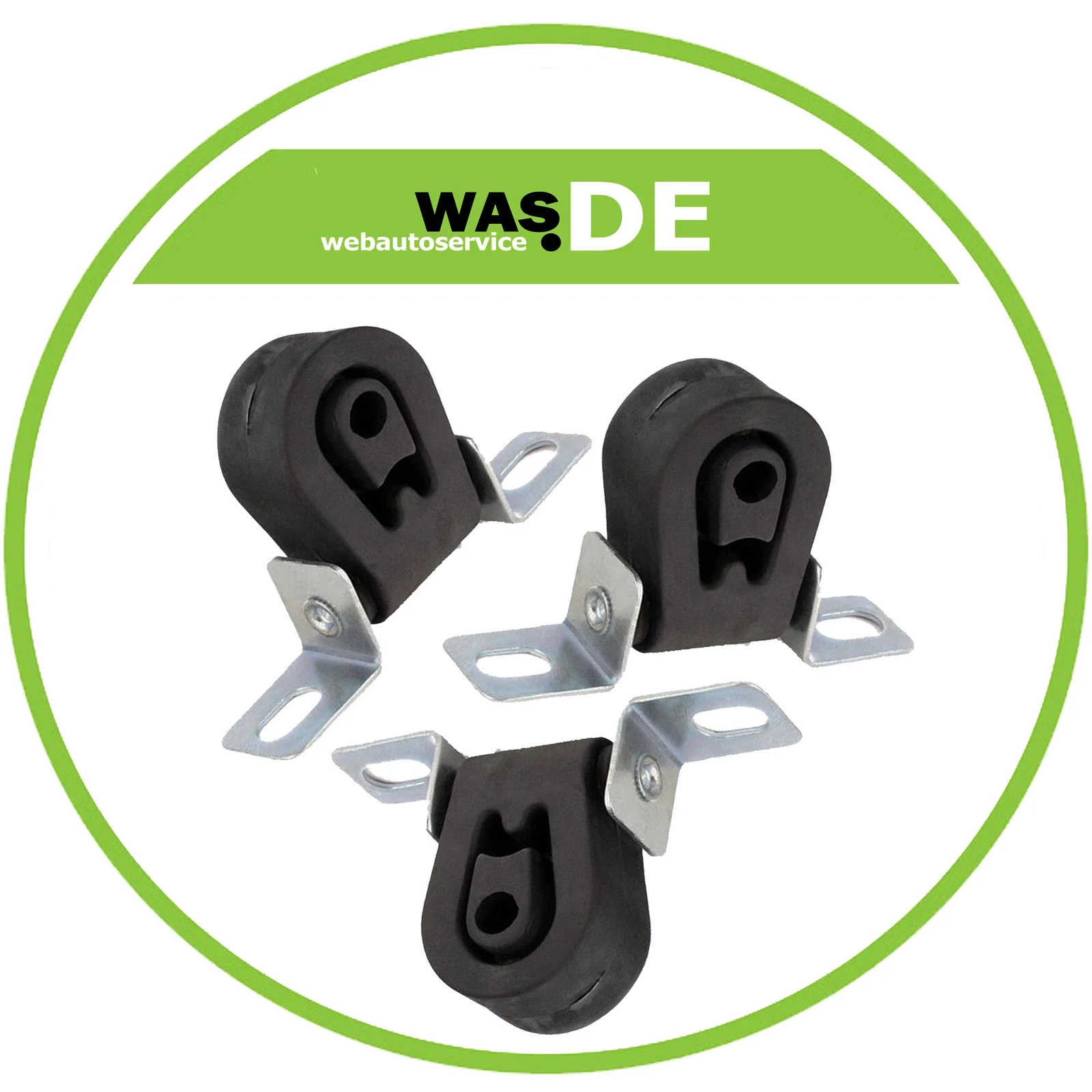 For VW Golf 3 Vento Cabrio 2Pcs Exhaust Rubber Hanger Metal Mount Bracket Muffler Pipe Hanging Support Exhaust Repair Accessory