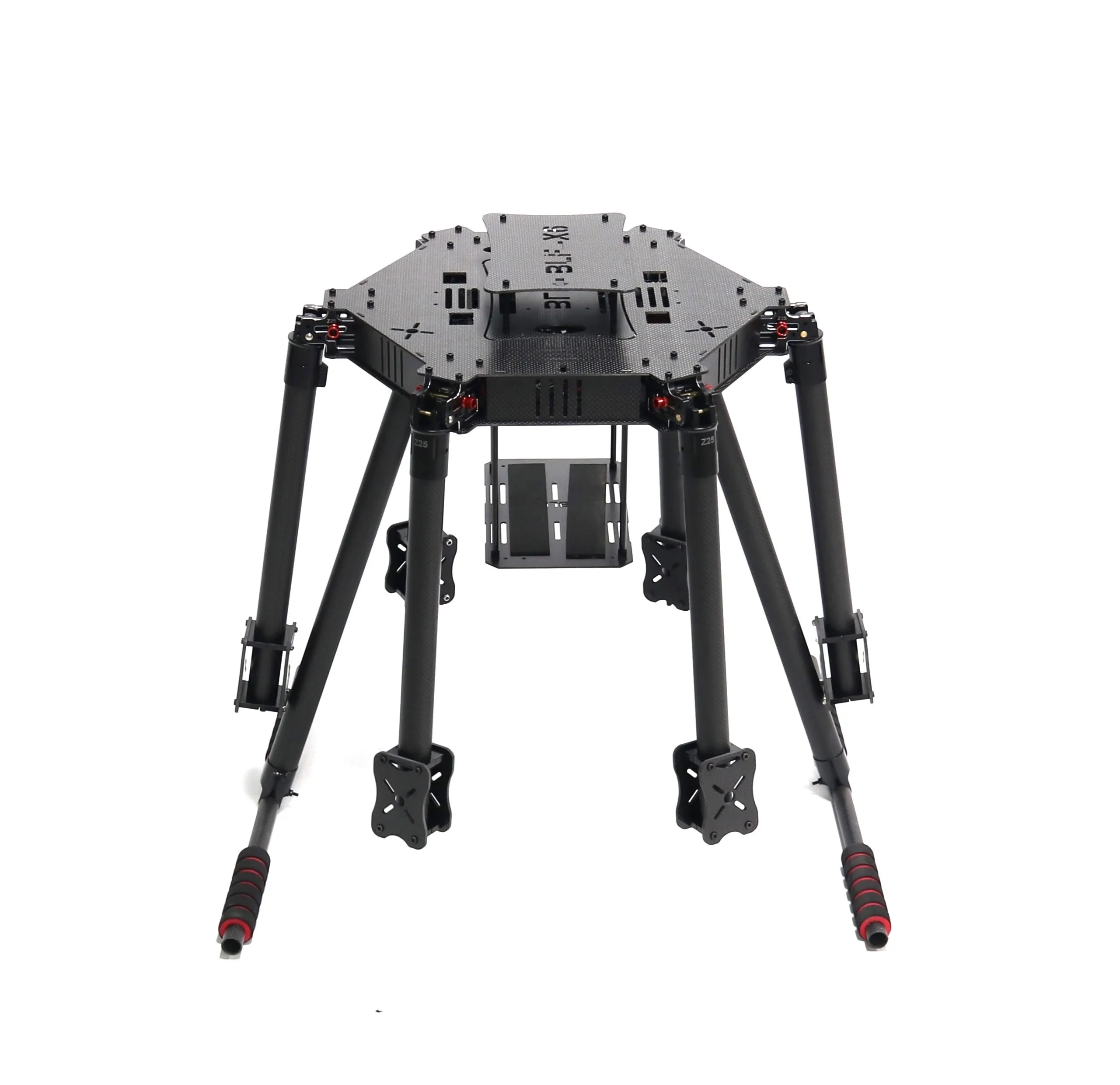 Full Carbon Fiber Hexacopter Kit Quadro com Landing Gear, ZD960 Quadro Hexa-Rotor, braço dobrável, FPV PIXHAWK voo