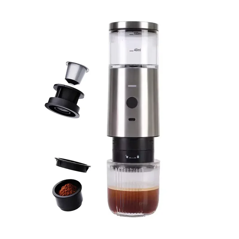 Mini Portable Smart Automatic Dripper Espresso Coffee Capsules Makers Espresso Coffee Machine