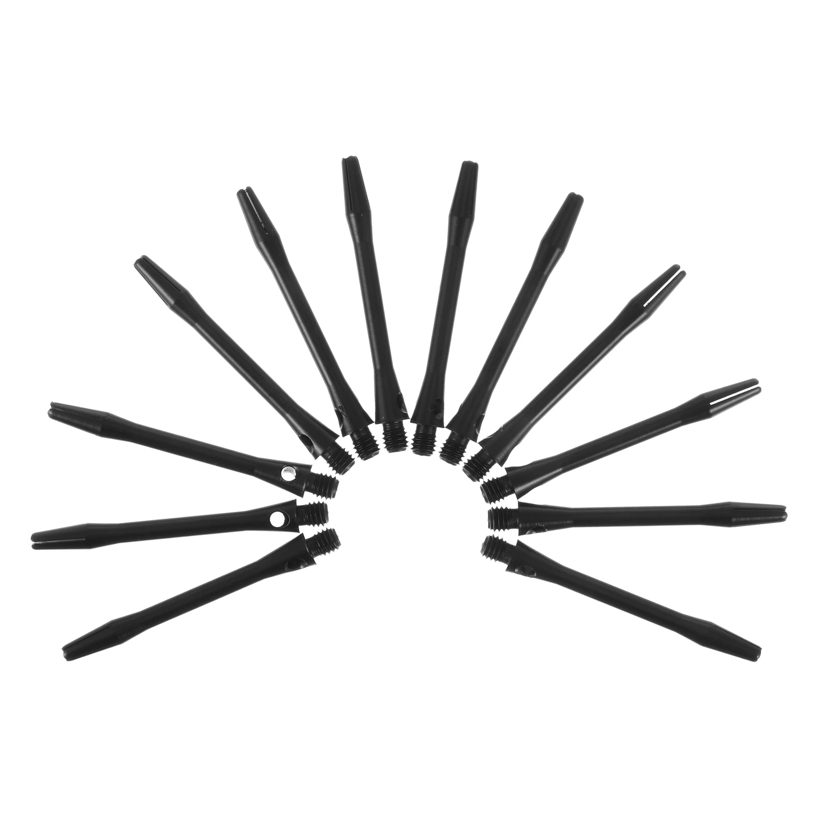 

12pcs Dart Shaft Accessories 45mm Black Metal Standard Thread Stem Compatible 2BA Size for Outdoor Toys