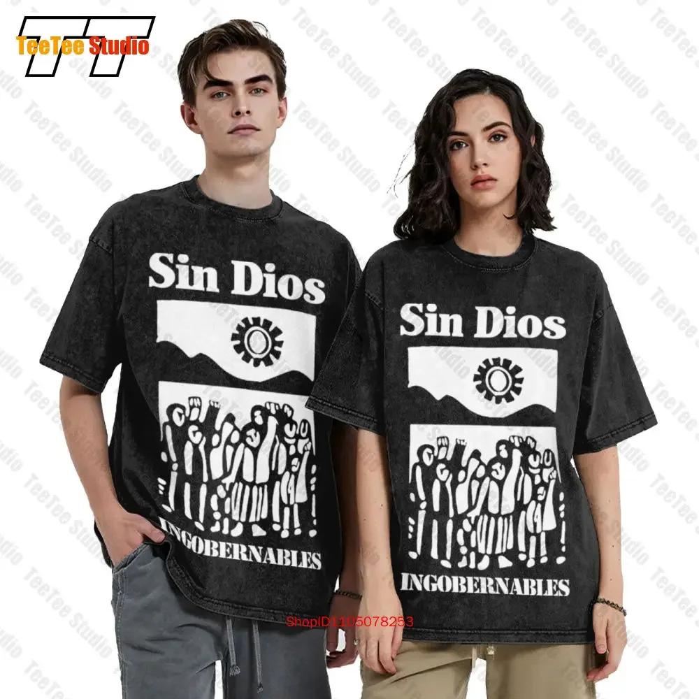 Sin Dios Band Vintage Oversized T-Shirt 6Z5L