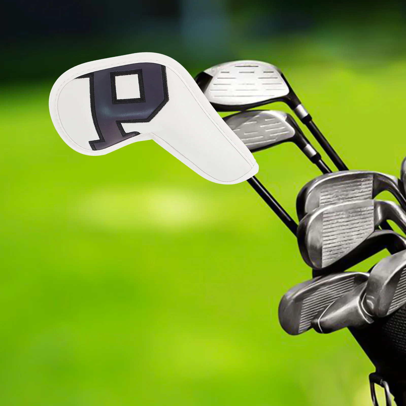 

10Pcs Golf Iron Club Covers Wear-Resistant PU Head Sleeves for Golf Putter Protector Club Accessories Sports Use