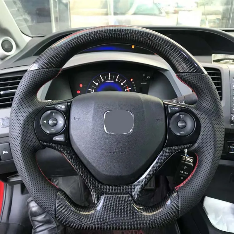 For Honda Jade Steering Wheel Carbon Fiber Real Carbon Fiber Steering Wheel Customization