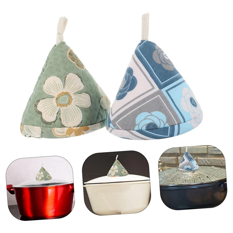 ABZV-Pot Lid Cap Triangular Pot Cap Heat Insulation Pot Handle Cover Pot Ear Cover Heat Insulation Cover
