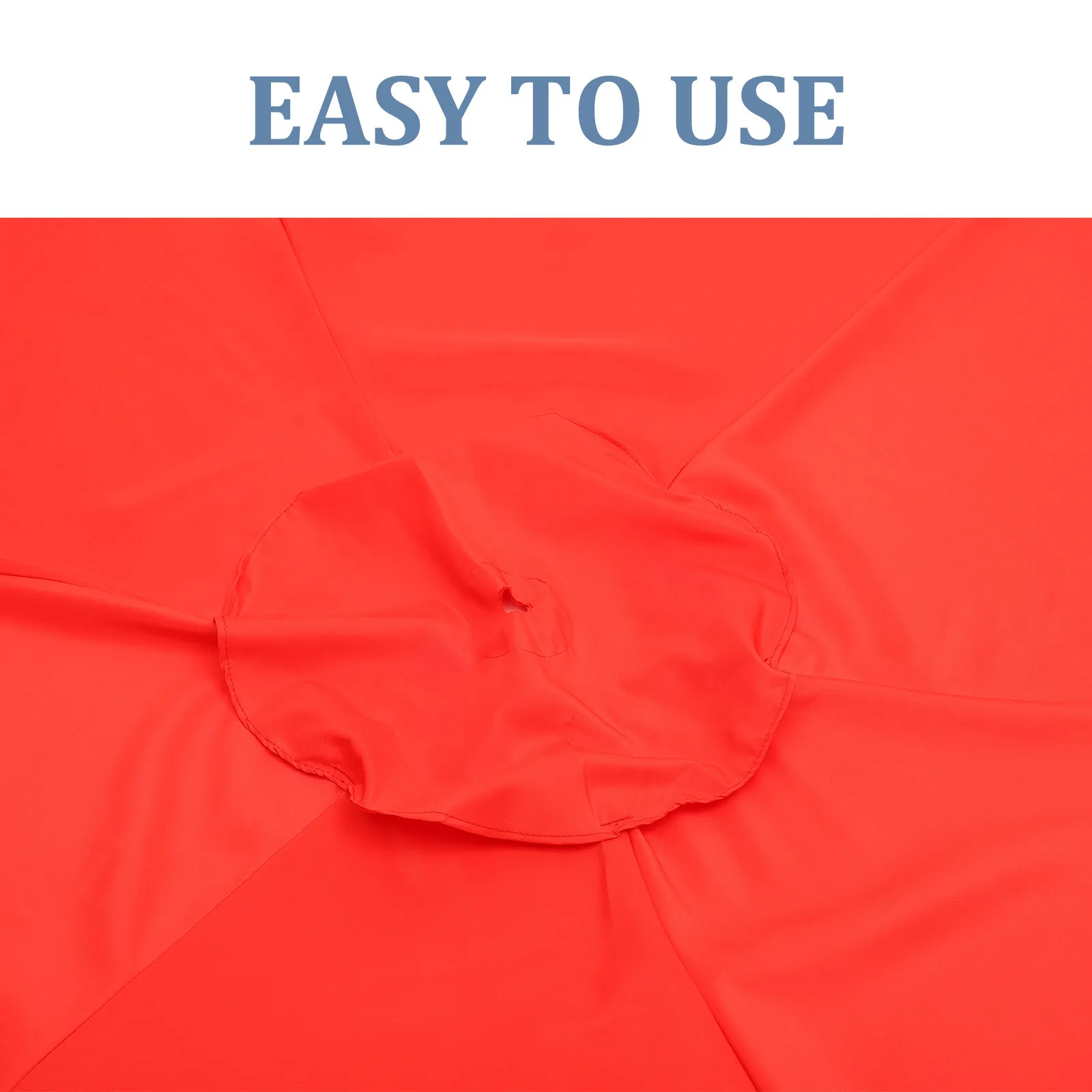 

Patio Umbrella Canopy Replacement Waterproof Uv-Resistant Windproof Polyester Fabric For Garden Yard Beach Use Outdoor