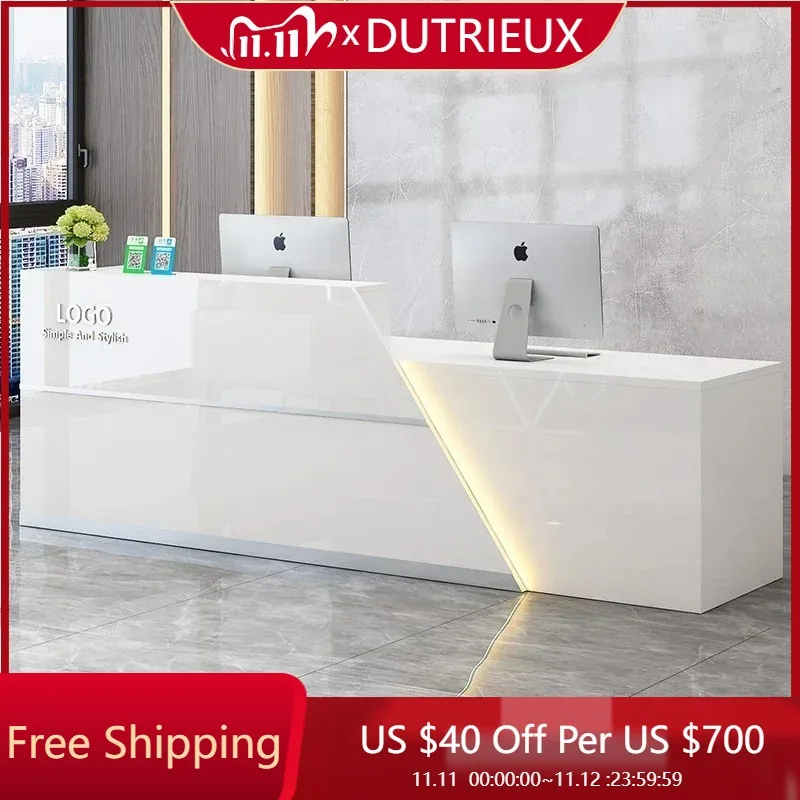 

Simple Company Reception Desks Salon Beauty Bar Luxury Bar Reception Desks Office Beauty Recepción Negocio Commercial Furniture