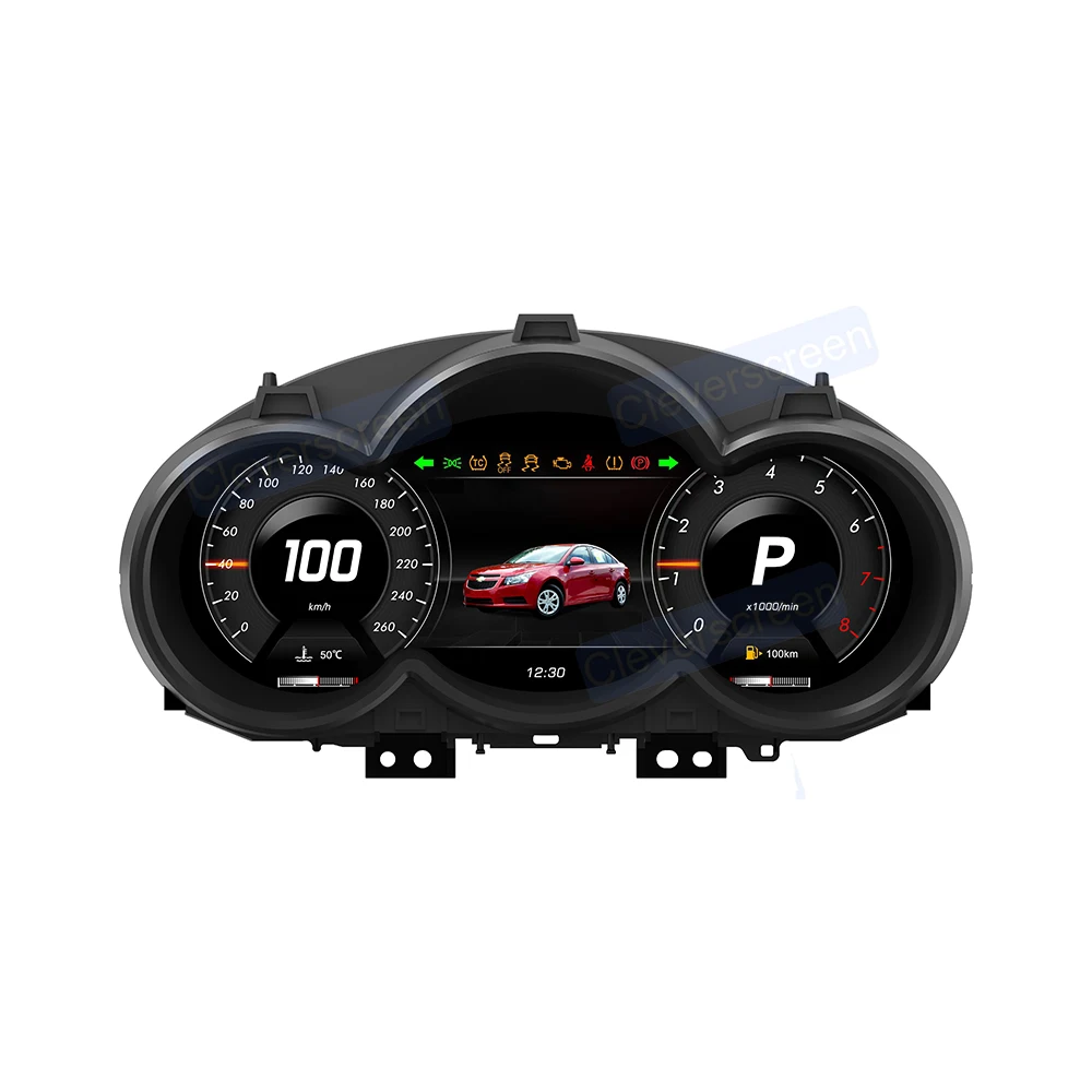 For Cruze Classic (2009-2014) Digital Cluster 12.3 Inch with Carplay Android Mirror Link T5 Linux System Digital Dash