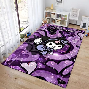 SANRIO Kuromi Animationsbereich Teppich, Wohnzimmer Teppich, Schlafzimmer, Sofa, Türmat, Küchendekoration, Nicht -Slip -Teppich, Mandala 10 Hauptverkäufe Mandala Teppich - №8