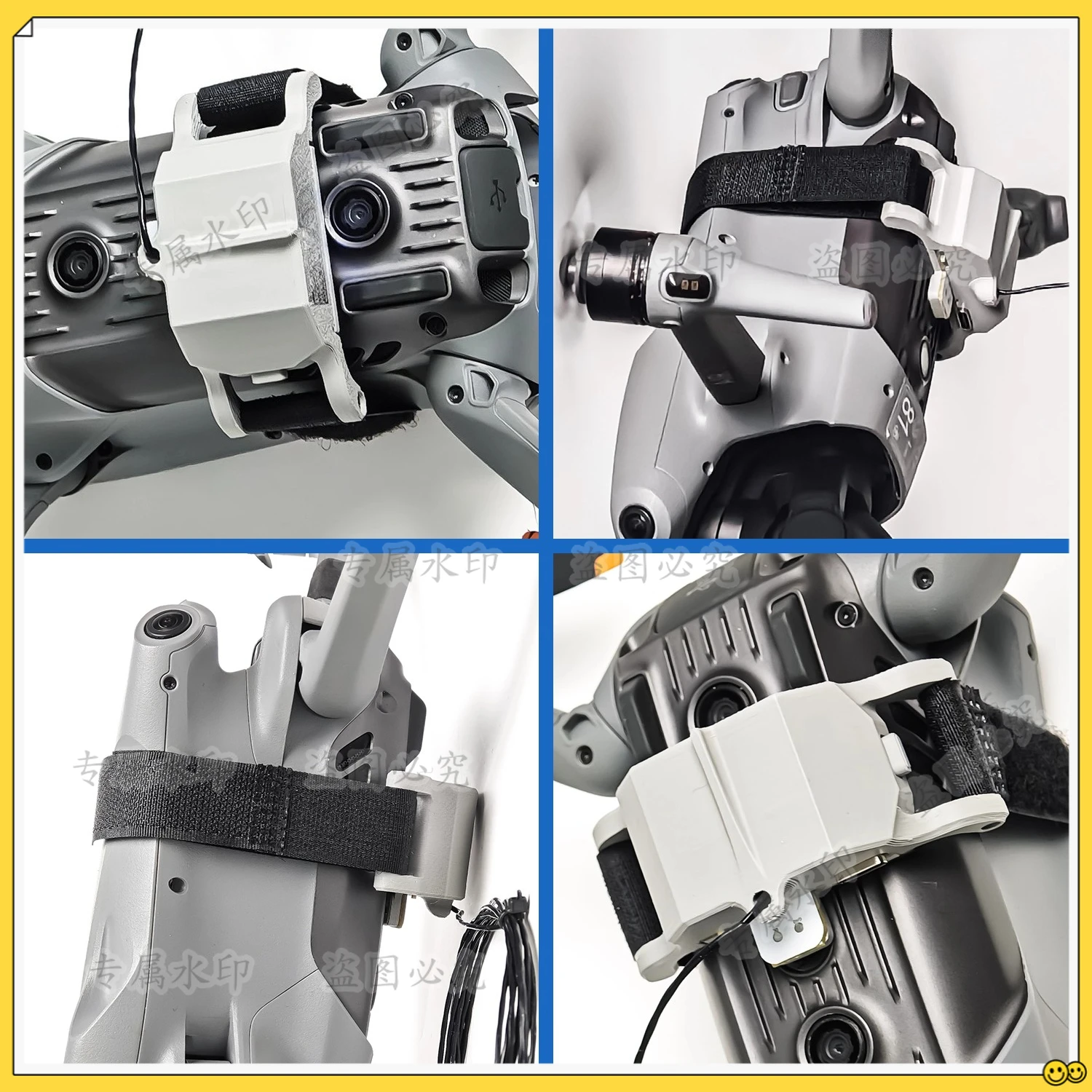 

Универсальный захват-коготь для дрона DJI Expansion Harberson Daotong Airdrop с механическим управлением и контролем освещения