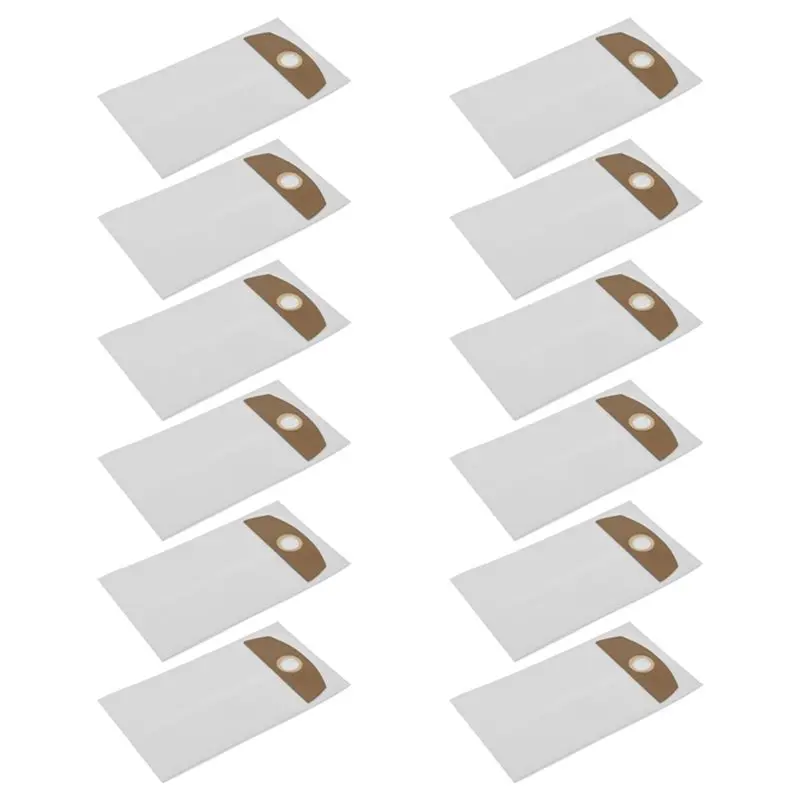 

【KITCHEN GADGET】Replacement Dust Bags- For GAS 18V-6 LS Professional PRO-133 Vacuum Cleaner 12PCS Wet/Dry Capacity Accesso