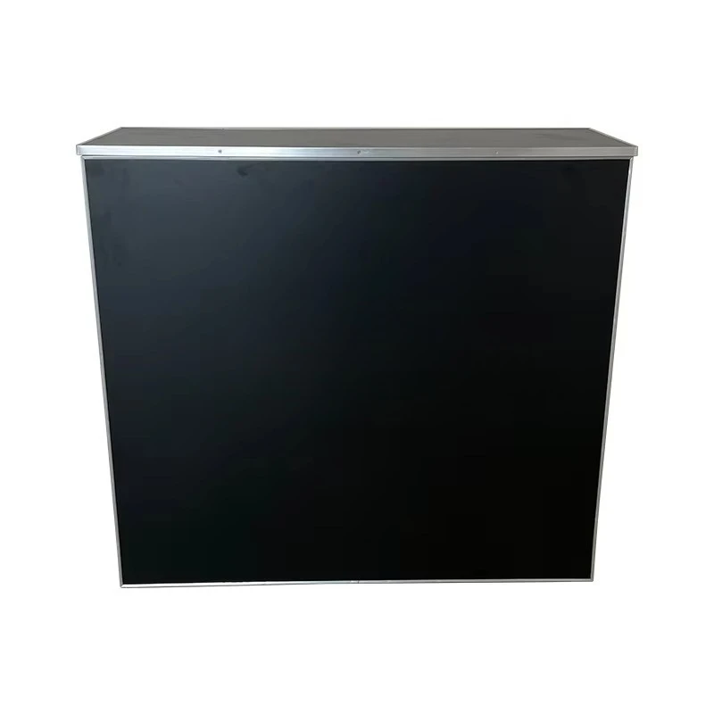 Travel party dining station, lightweight structure, spacious workbench, mid-shelf design, folding bar table