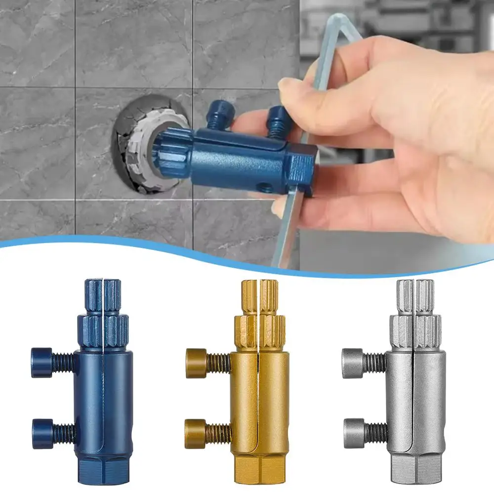 

Pipe Head Screw Extraction Tool Angle Valve Broken Wire Extractor Bolt Removal Portable Thread Removal Tool Pipe Repair
