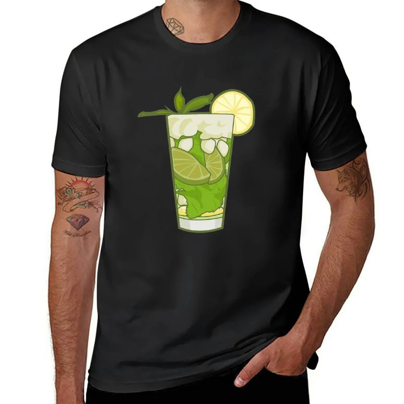 Mojito T-Shirt summer clothes oversized t shirt men