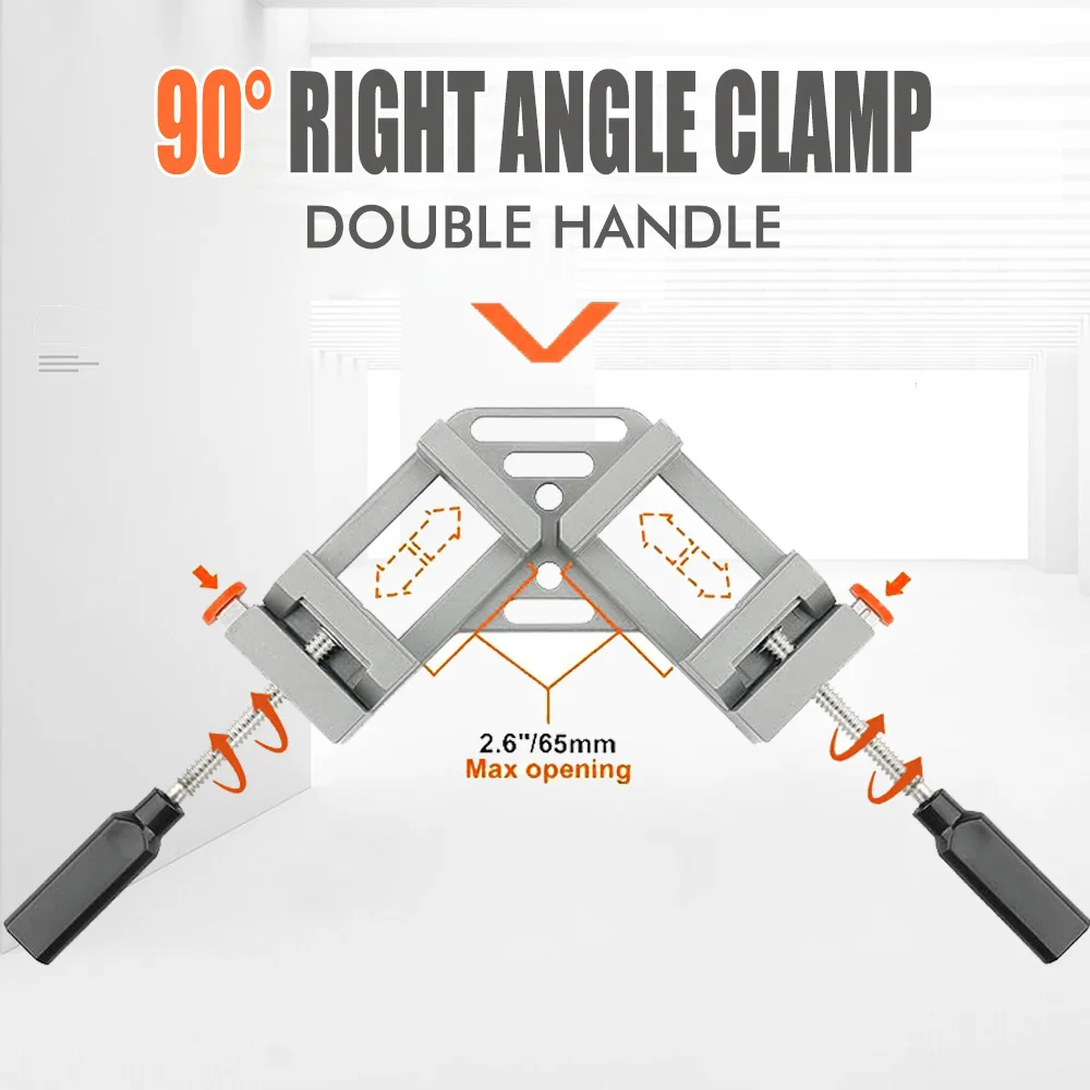 For 90 degree clamp welding woodworking louver workbench aluminum alloy clamp