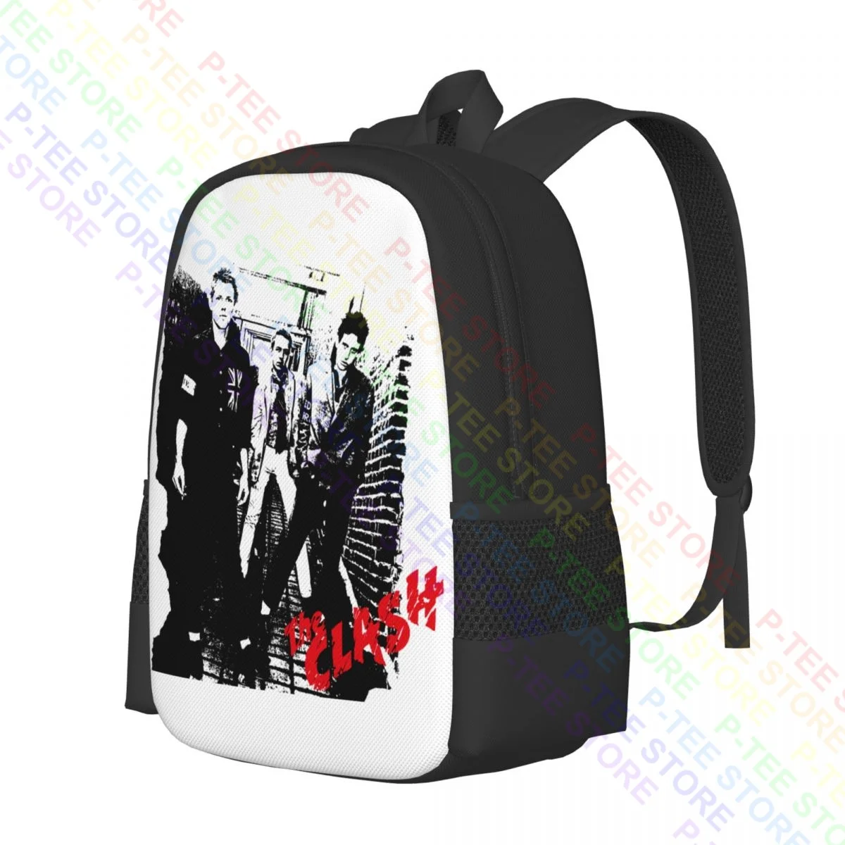 The Clash Punk Rock Retro HipsterBackpack Large Capacity Gym Clothes Backpacks