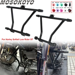 Motorcycle Engine Guard Cage Highway Crash Bar Passenger Falling Protector For Harley Softail Low Rider ST 117 FXLRST 2022-2025