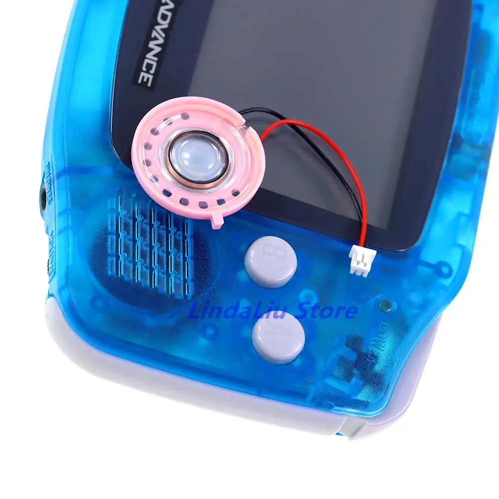 ลำโพงเสียงสีสันสดใส1ชิ้นพร้อมสายเปลี่ยนสำหรับ gameboy Advance สำหรับอุปกรณ์เสริมเกมลำโพง GBA