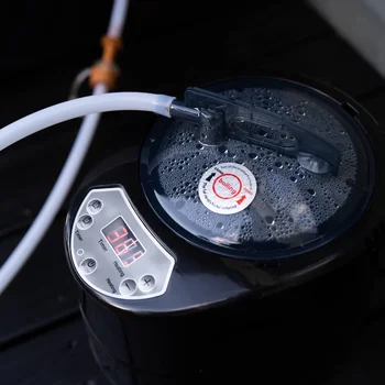 Černá parní sauna, domácí koupel pro zdravé tělo, 3,0litrový černý parní generátor, výkon 1500 W 10 nejlepší prodej napařovací stroj na tělo - №4