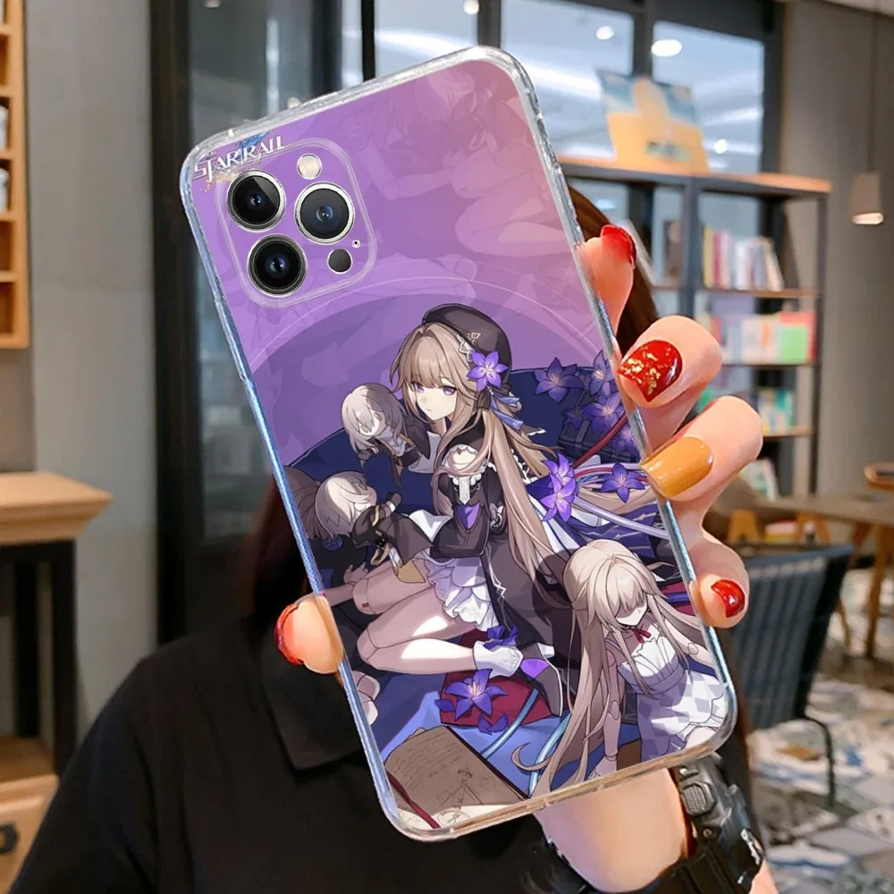 Game Honkai Star Rail Phone Case For IPhone 15 14 11 12 13 Mini Pro XS Max Cover 6 7 8 Plus X XR SE 2020 Funda Shell