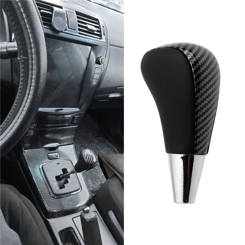 

4X Carbon Gear Shift Knob Gear Shift Knob Stick Headball For Lexus ES300 ES330 ES350 GS300 Toyota Corolla Camry RAV4