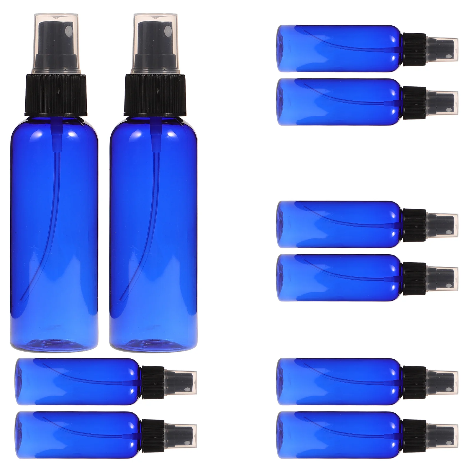 10PCS 100ML Plastic Mist Spray Bottles Portable Perfume Atomizer for Dew Make up Water Leakproof Travel Essential Flask