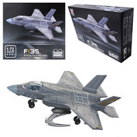 1/72 Scale Us Air Force F35 Fighter Assemble Model ABS Die-Cast Airplane DIY Building Fighter Souvenir Gift Bedroom Decoration