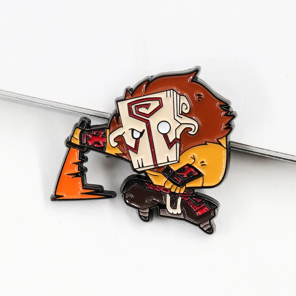 Juggernaut المينا دبابيس لعبة دوتا 2 شارة التلبيب بروش الديكور المجوهرات