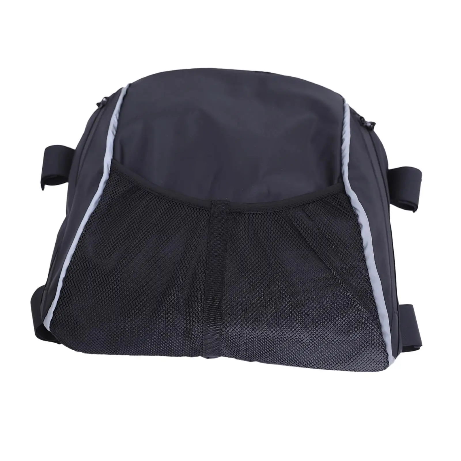 Kayak Mesh Bag Storage Pouch Chair Pocket Organzier with Reflective Stripe for Tool Marine Water Bottle Camping Canoe Dinghy