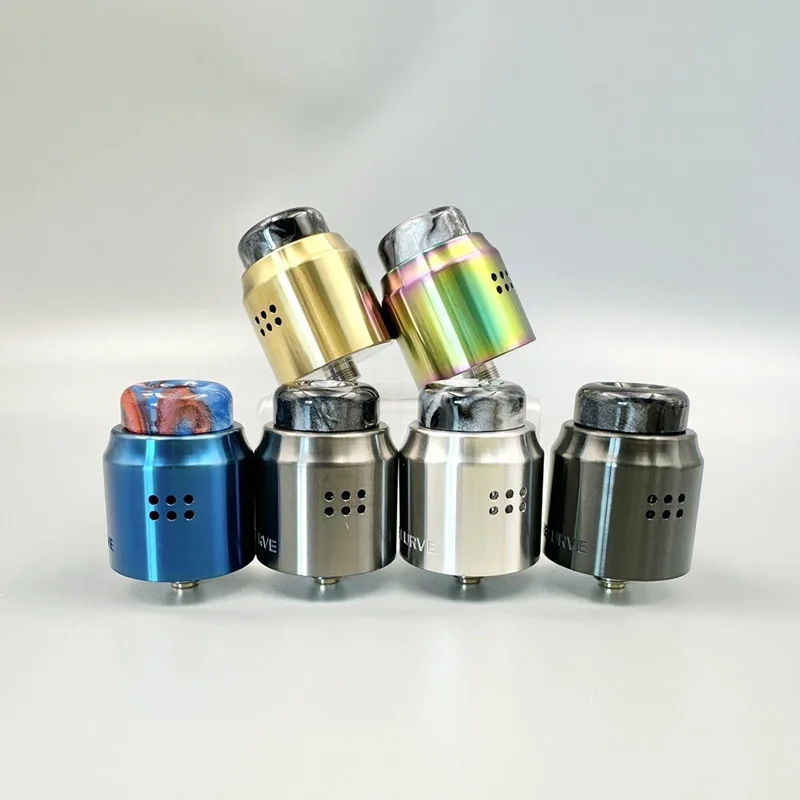 Recurve RDA 24mm 316ss Vape Atomizer rda / BF atomizer tank for coils & atomizers - gallery image 2