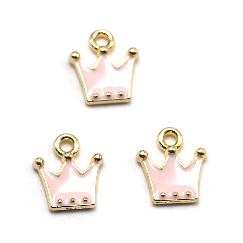 

20Pcs Crown Shape Alloy Pendants DIY Jewelry Making Charms for Necklace Bracelet Earrings Metal Charms Fashion Pendant