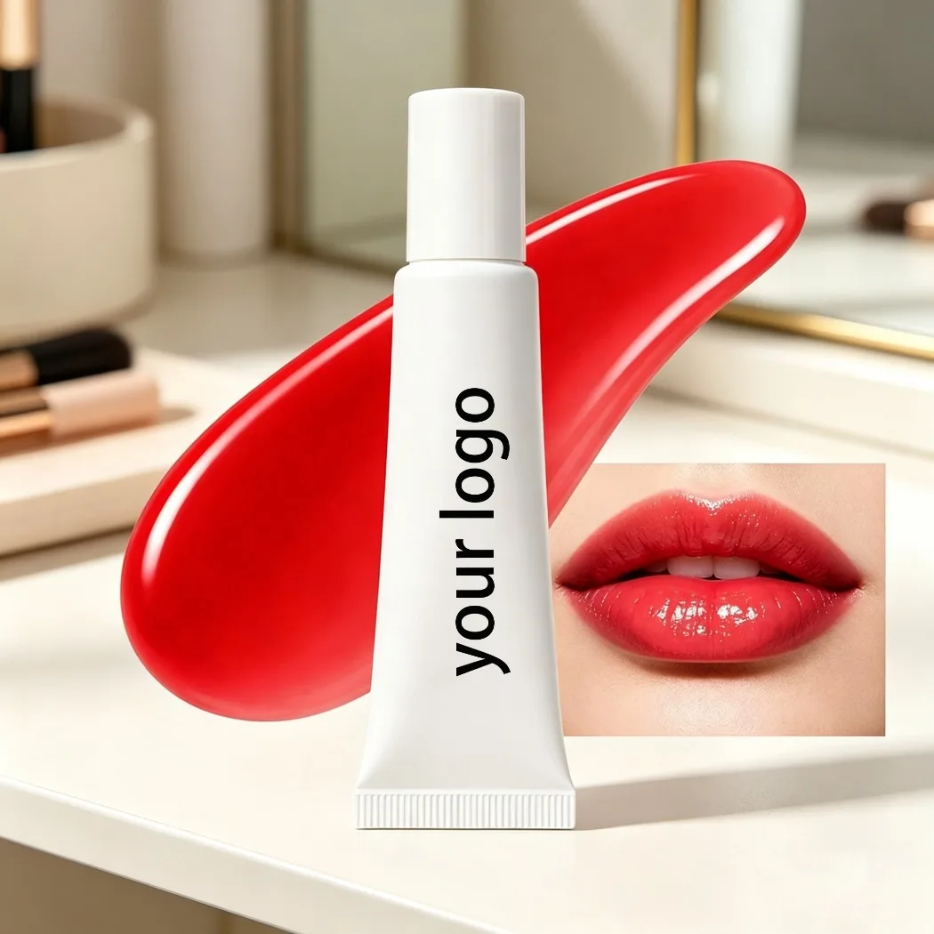 20 Colors Peptide Lip Gloss Set Nourishing White Tube Custom Logo Vegan Makeup Wholesale Private Label Beauty Supply