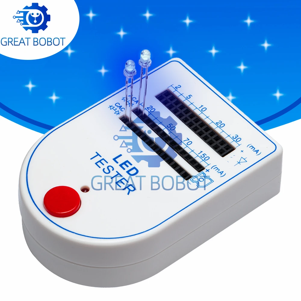 BS 2~150mA Mini Handy LED Test Box Tester For Light-emitting Diode Lamp Bulb Battery Tester Handy Device LED Tester