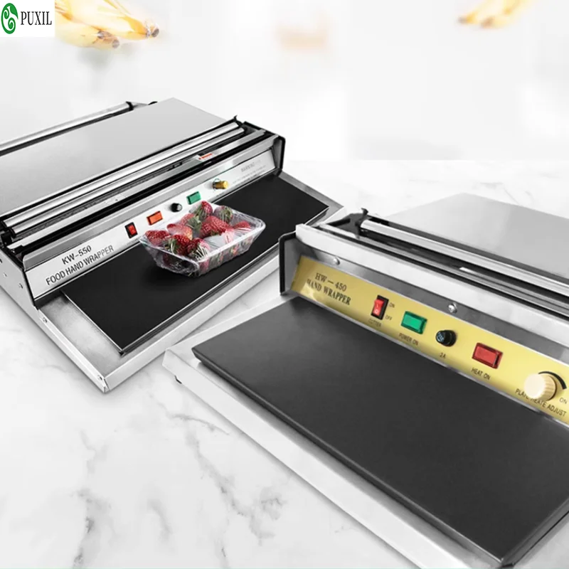 KW-550 50CM Packaging Machine 500MM Household Food Preservation Fresh Fruit Vegetable Film Packaging Seal Machine Cling Cutter